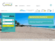 Tablet Screenshot of apartamentosguardamar.com